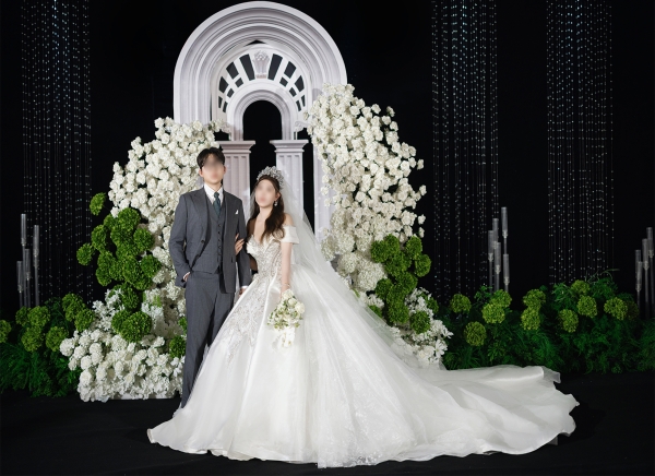 婚礼篇丨白绿沁心，韩式情诗翻页